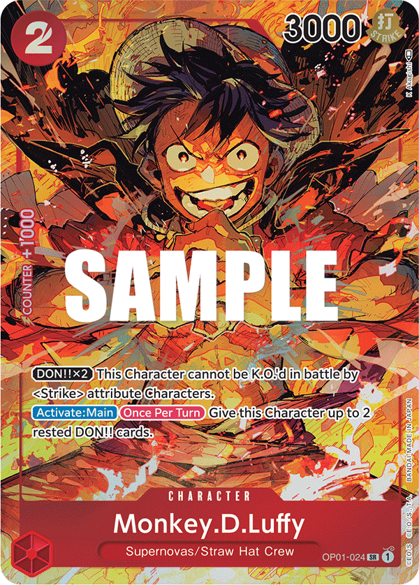 Monkey D. Luffy OP01 alternate art