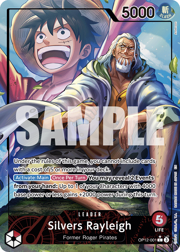 Silvers Rayleigh OP12 leader alternate art
