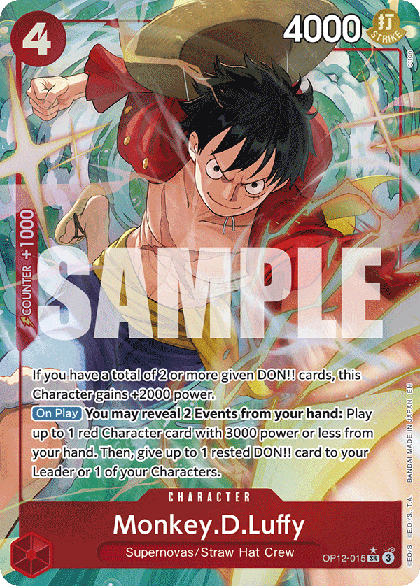 Monkey D. Luffy OP12 alternate art