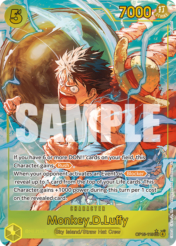 Monkey D. Luffy OP15 alternate art