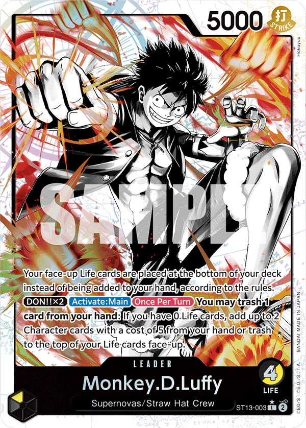 BY Luffy leader alternate art
