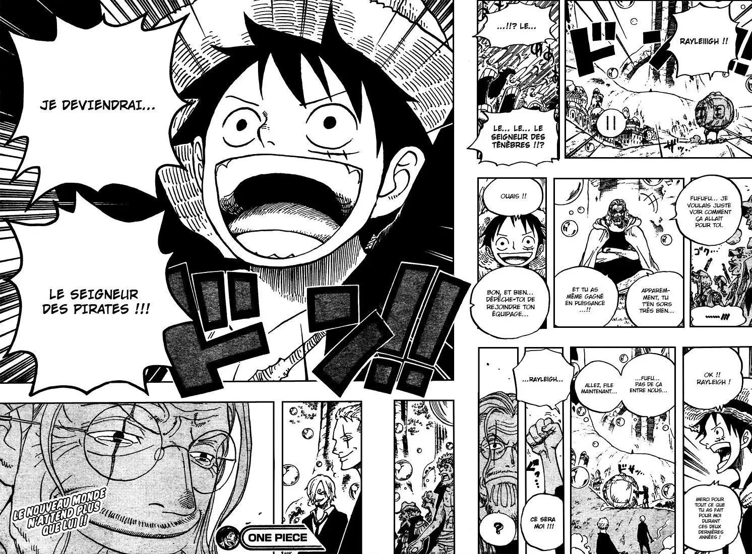 Monkey D. Luffy manga panel